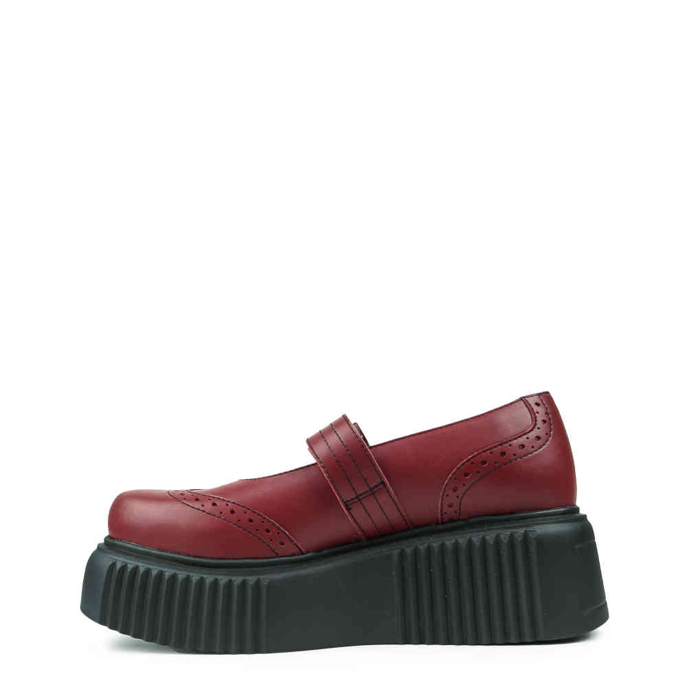 Altercore - Anabelle Vegan Creepers - Bordeauxrot